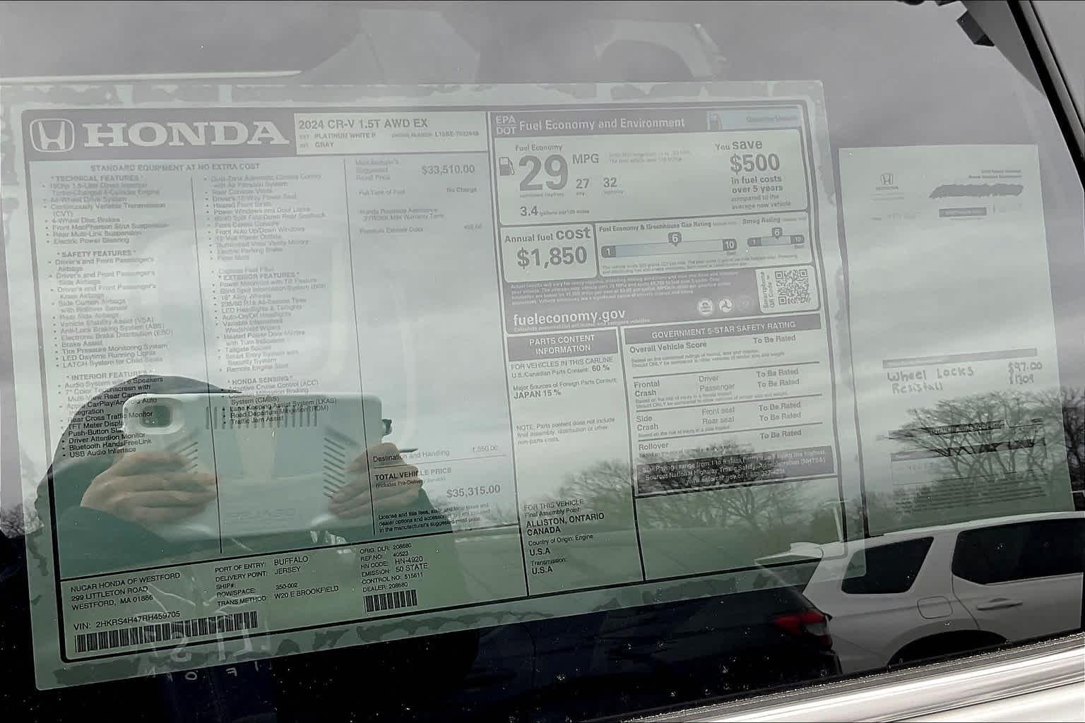 2024 Honda CR-V EX - Photo 21