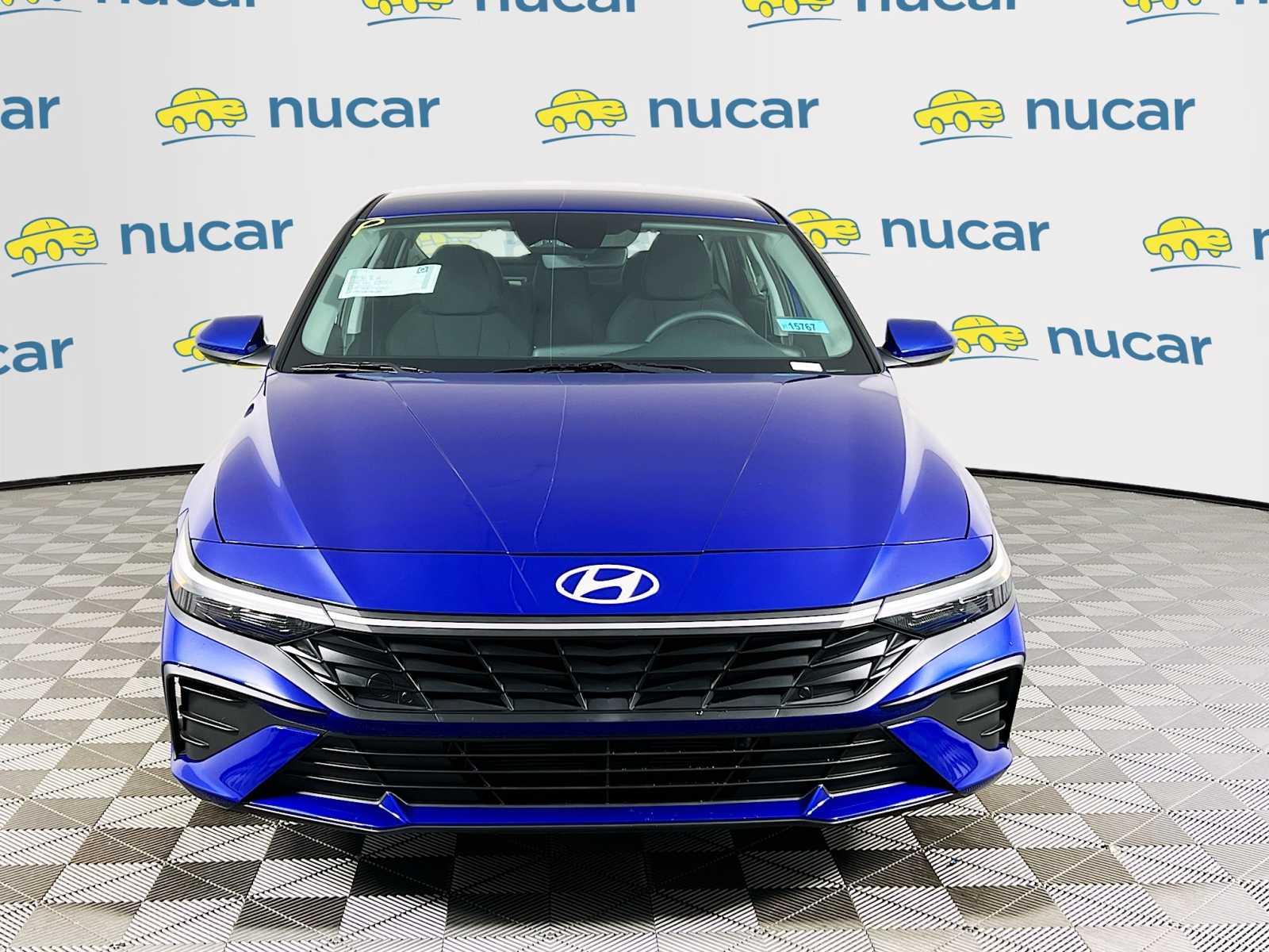 2024 Hyundai Elantra Hybrid Blue - Photo 2