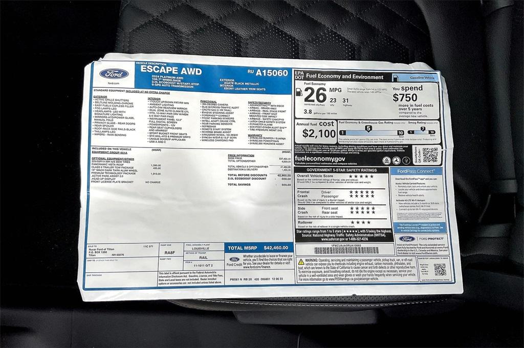 2024 Ford Escape Platinum - Photo 16