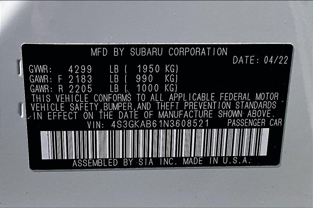 2022 Subaru Impreza Base - Photo 33